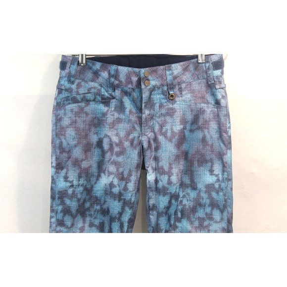 Roxy Pants Dry Flight 10K Snowboard Ski Womens size M Blue Insulated Lining Logo - Picture 2 of 10